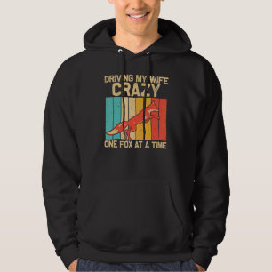 Vintage Fox For Men Grandpa Dad Uncle Wild Fox Hoodie