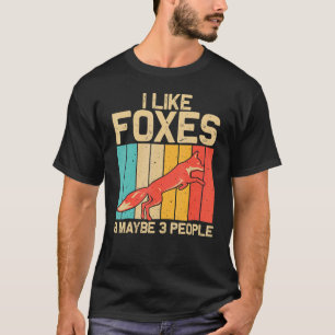 Vintage Fox For Men Women Boys Girls Kids Fox T-Shirt
