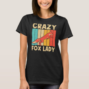 Vintage Fox For Women Grandma Mom Aunt Wild Fox T-Shirt