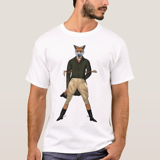 vintage fox hunting tshirt (Front)