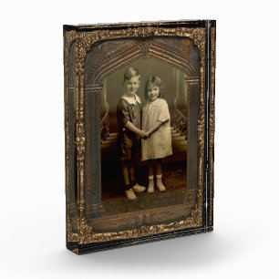 Vintage Frame Add Your Photo   Old Family Portrait Block