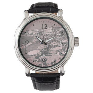 Vintage France Cannes the beach Watch