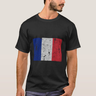 Vintage France Flag Retro French Men Women Souveni T-Shirt