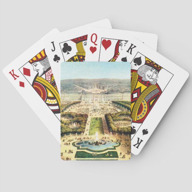 Vintage France, Palais de Versailles Playing Cards (Back)