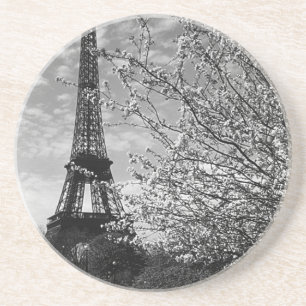 Vintage France Paris Eiffel tower Coaster