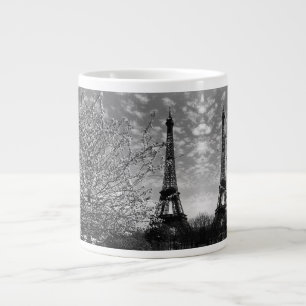 Vintage France Paris Eiffel tower Giant Coffee Mug
