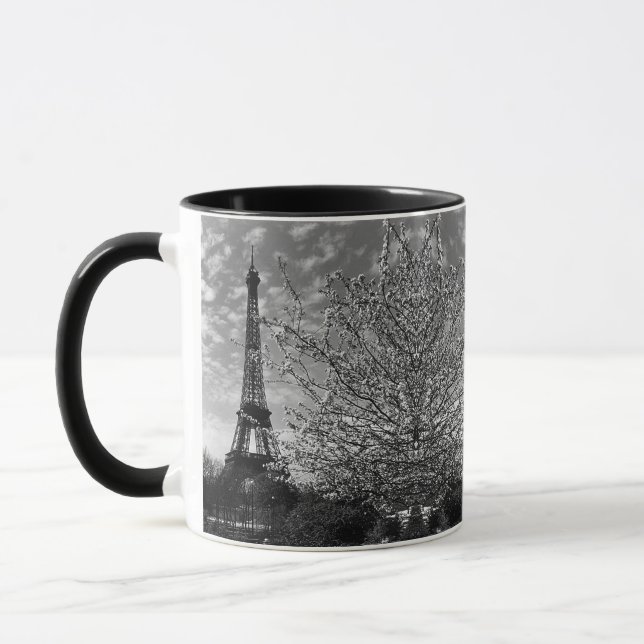 Vintage France Paris Eiffel tower Mug (Left)