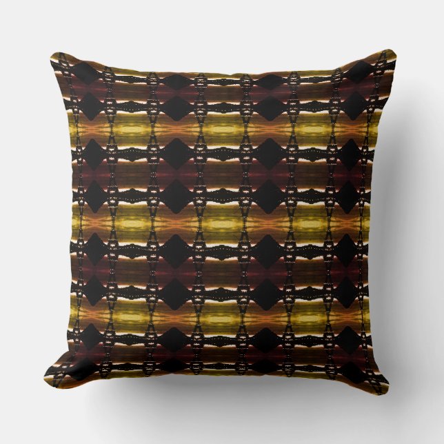 Vintage France Paris Eiffel tower reflection Throw Pillow (Front)