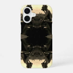 Vintage France Paris Notre Dame Cathedral devil iPhone 16 Case