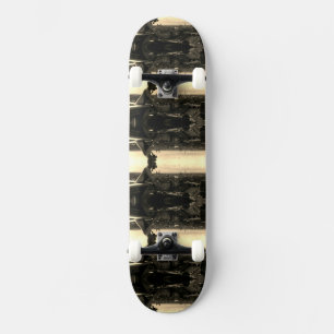 Vintage France Paris Notre Dame Cathedral devil Li Skateboard