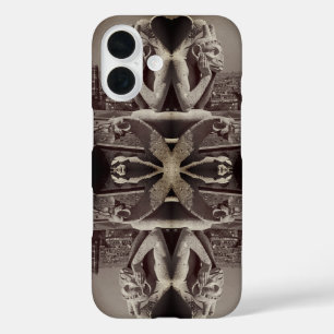 Vintage France Paris Notre Dame Cathedral thinker iPhone 16 Case