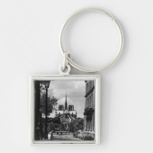Vintage France Paris notre dame saint louis island Keychain