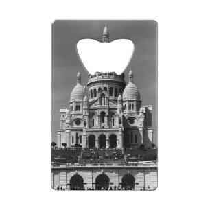 Vintage France Paris Sacre Coeur Basilica Credit Card Bottle Opener