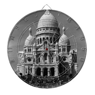 Vintage France Paris Sacre Coeur Basilica Dartboard