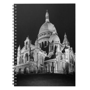 Vintage France Paris Sacre Coeur Basilica Notebook