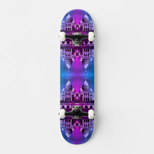 Vintage France Paris Sacre Coeur Basilica Skateboard