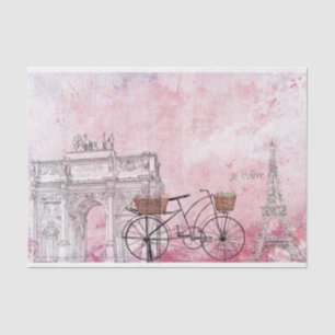 Vintage France Paris Tissue Paper