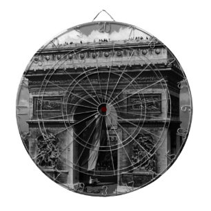 Vintage France Paris Triumphal arch Place Etoile Dartboard