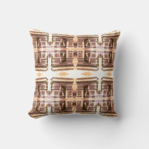 Vintage France Paris Triumphal arch Place Etoile T Throw Pillow