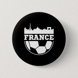 Vintage France Soccer Shirt Gift For Players - Foo 2 Inch Round Button
