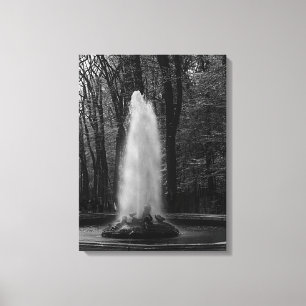 Vintage France Versailles palace Ceres fountain Canvas Print