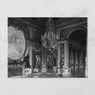Vintage France Versailles palace hall of war Postcard