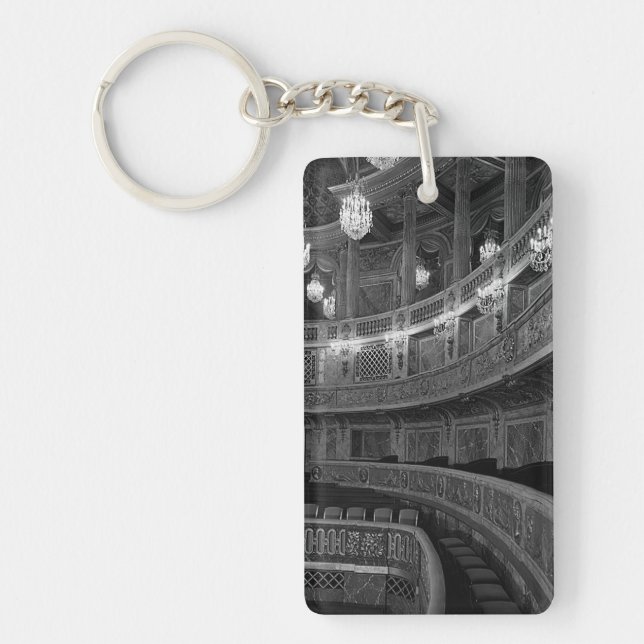 Vintage France Versailles palace opera house Mouse Keychain (Front)