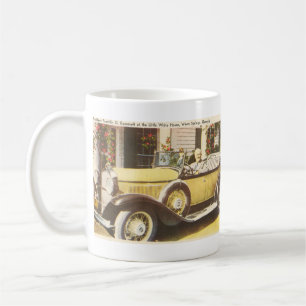 vintage Franklin D. Roosevelt Cars GEORGIA Coffee Mug