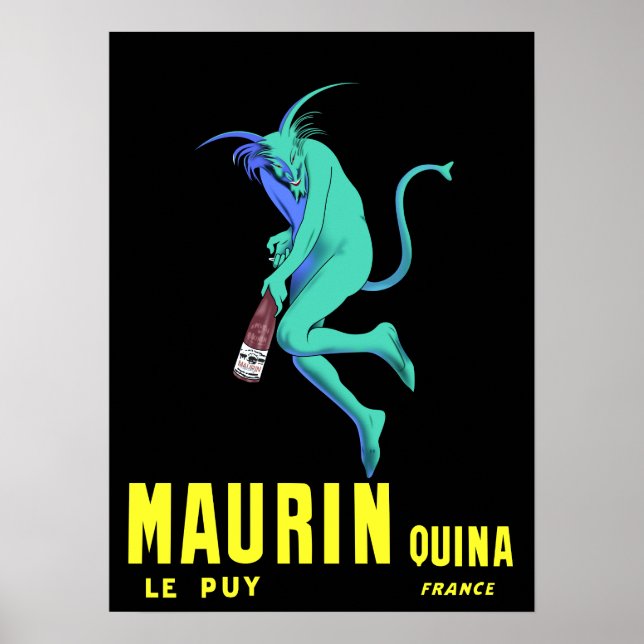Vintage French Alcohol Advertisement Poster (Front)