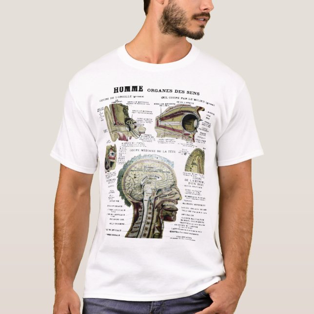 Vintage French Anatomy Shirt (Front)