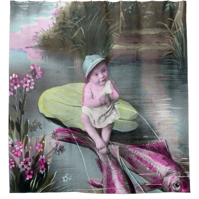 Vintage French April Fool Postcard (Front)