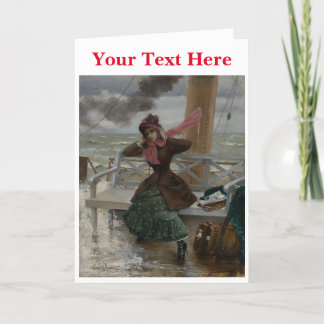 Vintage French Art Thank You Card