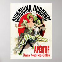 Vintage French belle epoque apéritif ad