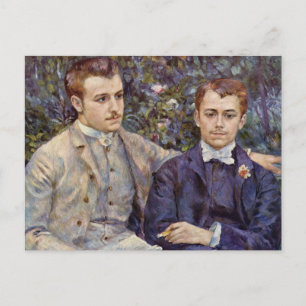 Vintage French Brothers Portrait Renoir Fine Art Postcard