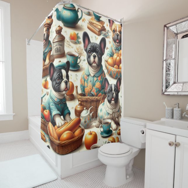 Vintage French Bulldog Seamless (In Situ)
