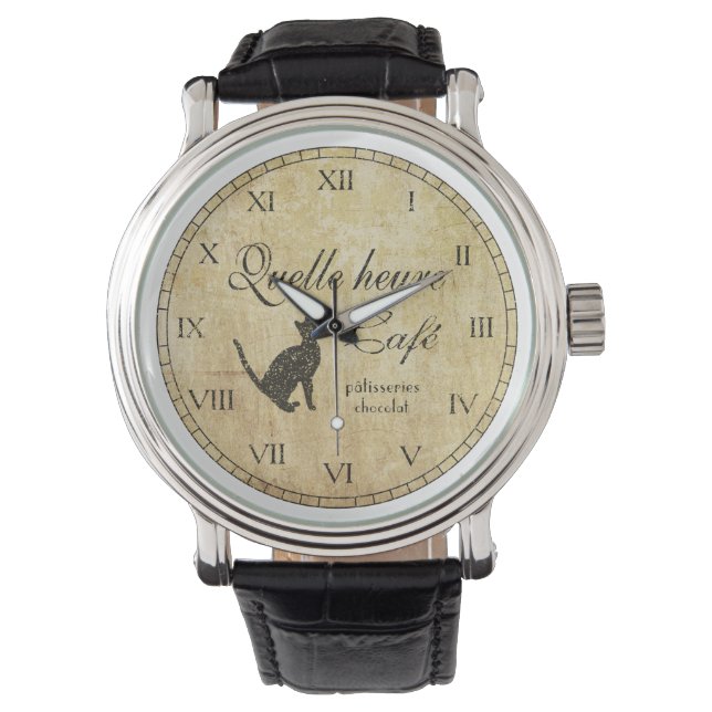 Vintage French Cafe Watch (Front)