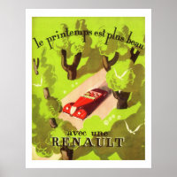 Vintage French Car ad