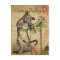Vintage French Cat Playing the Violin