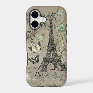 Vintage French Eiffel Tower iphone 5 case