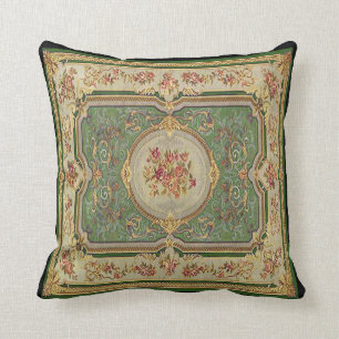 Vintage French Fabric Panel Pillow