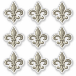 Vintage French Fleur de Lis Invitation