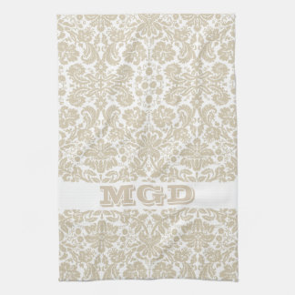 Vintage french floral art nouveau pattern kitchen towel