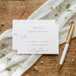 Vintage French Floral Dusty Rose Mauve Wedding RSVP Card<br><div class="desc">Romantic mauve tones give this vintage French wedding RSVP card a soft and timeless feel, perfect for an elegant and refined celebration. The design features delicate chinoiserie floral elements with graceful floral artwork inspired by Victorian botanical illustration and classic toile de jouy patterns. Designed for a traditional mail-back format, it...</div>