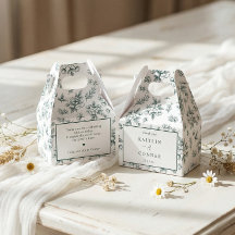Vintage French Floral Emerald Green Wedding