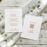 Vintage French Floral Terracotta Wedding Details Enclosure Card<br><div class="desc">Warm terracotta tones bring an earthy, inviting elegance to this vintage French wedding details card. The design features a graceful chinoiserie floral frame with delicate floral artwork inspired by Victorian botanical illustration and classic toile de jouy patterns. The front includes space for accommodations, directions, and additional wedding information, while the...</div>