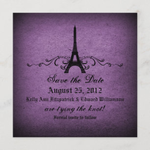 Vintage French Flourish Save the Date