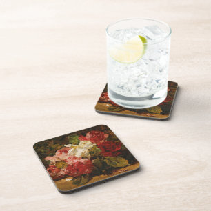 Vintage French Georges Jeannin Roses III Coaster