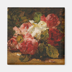 Vintage French Georges Jeannin Roses III Magnet