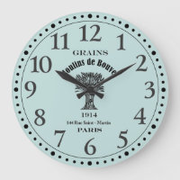 Vintage French Kitchen Cafe Clock