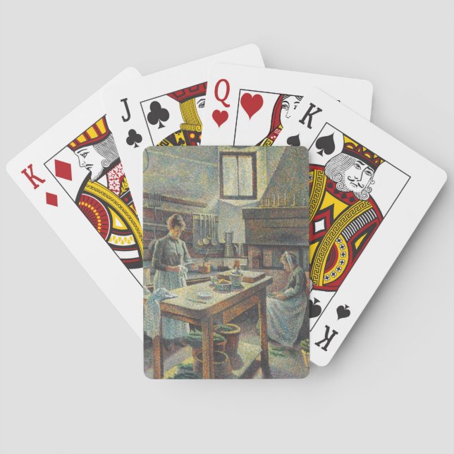 Vintage French Kitchen Playing Cards (Back)